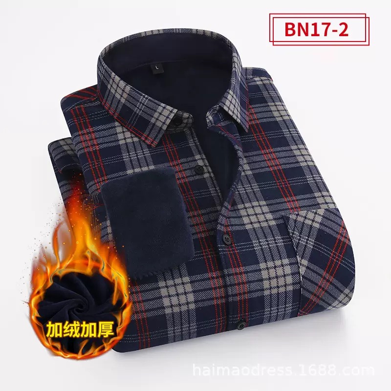 Winter New Fashion Trend With  - Flannel Shirt Lined ulasan dan harga
