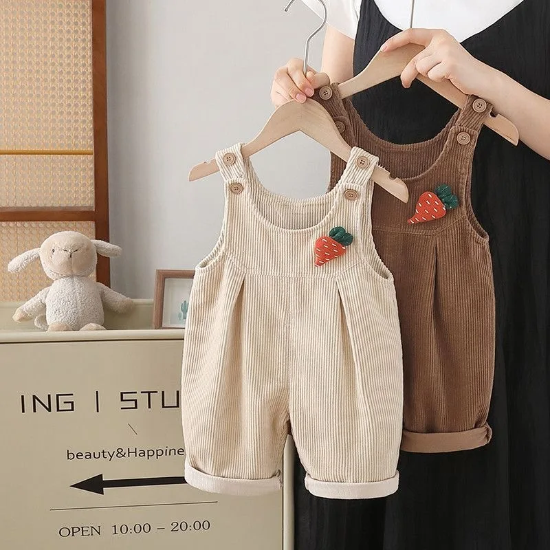 1-4Y Autumn Baby Suspenders Pa - Corduroy Pant Warm ulasan dan harga